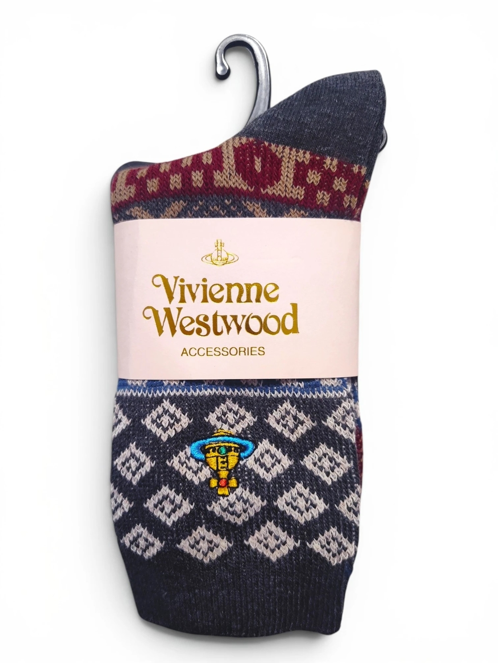 🆕️ 4 pairs Vivienne Westwood Mid-Calf Socks Size Medium - Picture 5 of 9